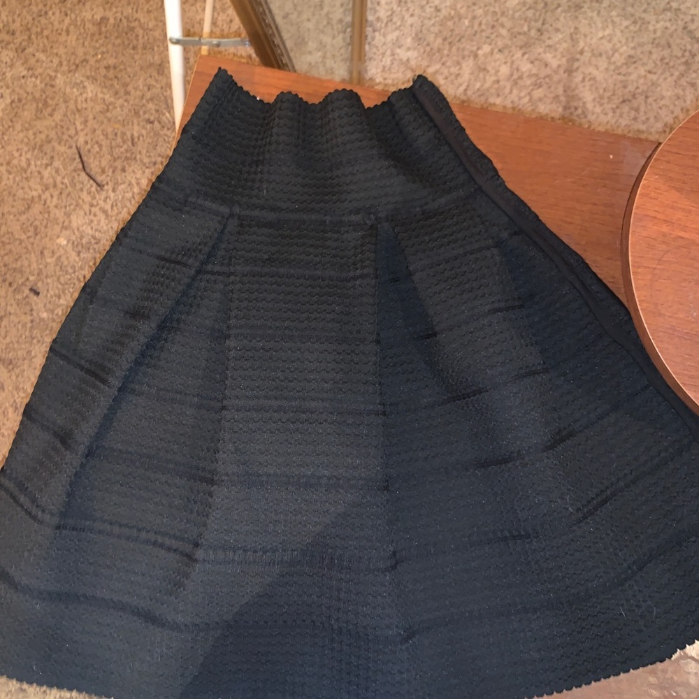 High waisted skater skirt